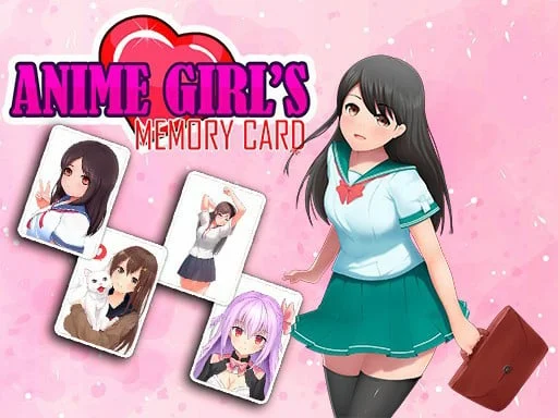 Anime Girls Memory Card Puzzle Games