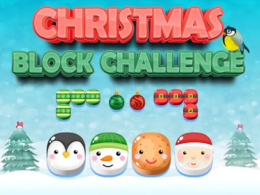 Christmas Block Challenge Game